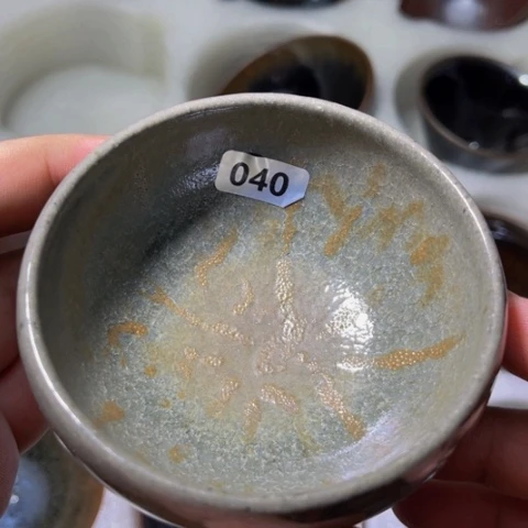 茶盏原矿原釉柴烧建盏