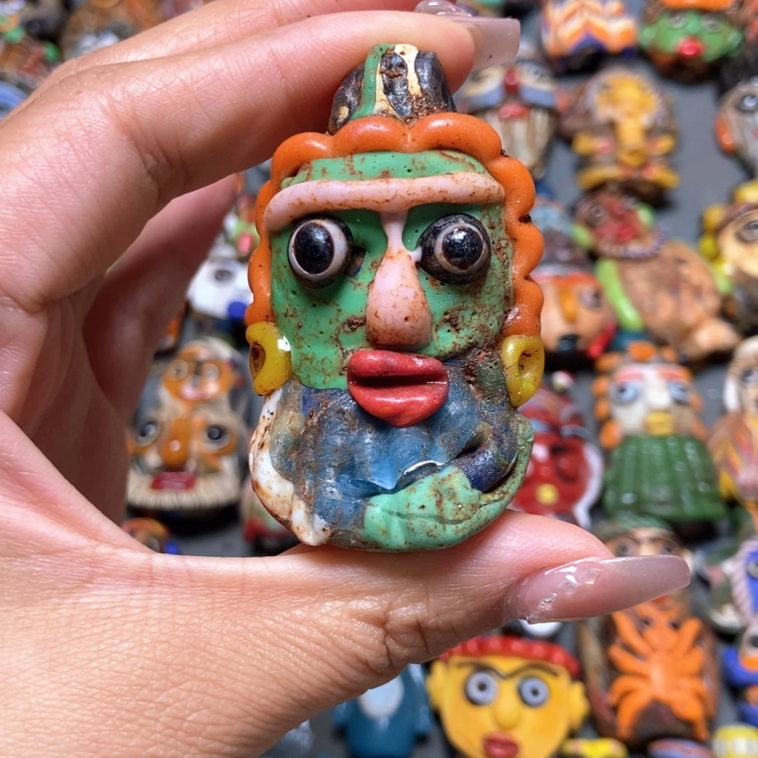 琉璃颈饰印度尼西亚粉鼻子