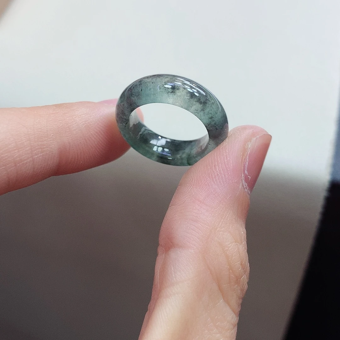 翡翠戒指未镶嵌6-7号