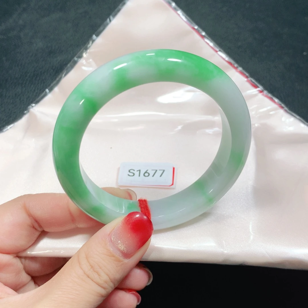 翡翠未镶嵌手镯S1677-03