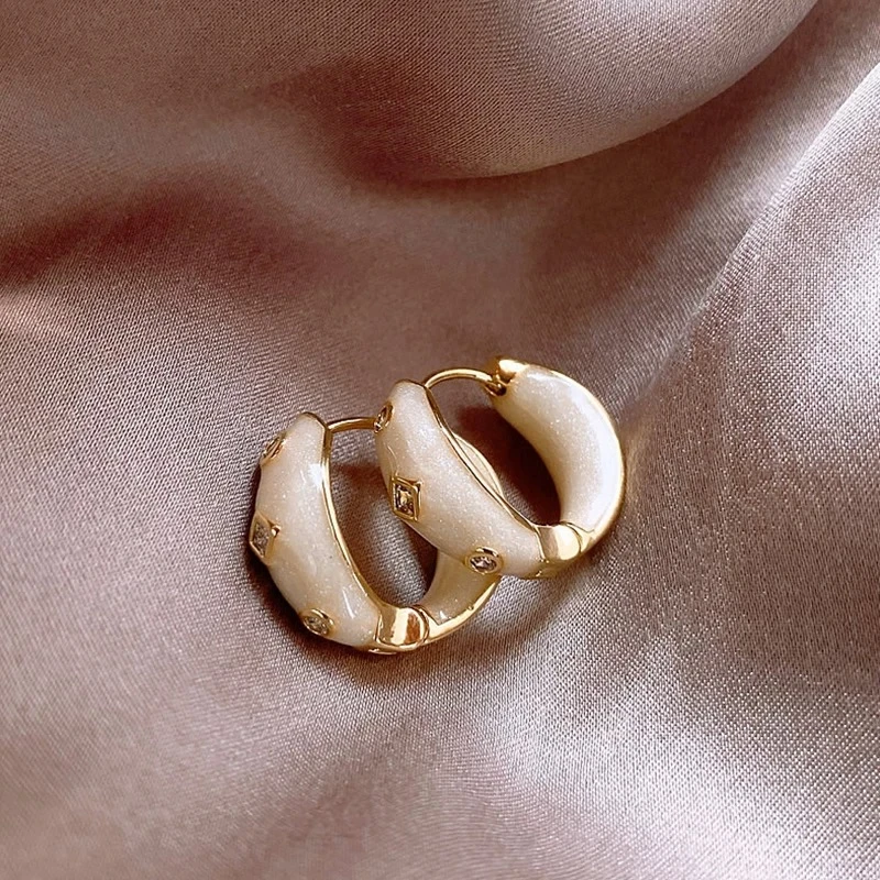 铜合金耳饰 新款时尚个性百搭气质简约小众百搭耳饰耳扣9441