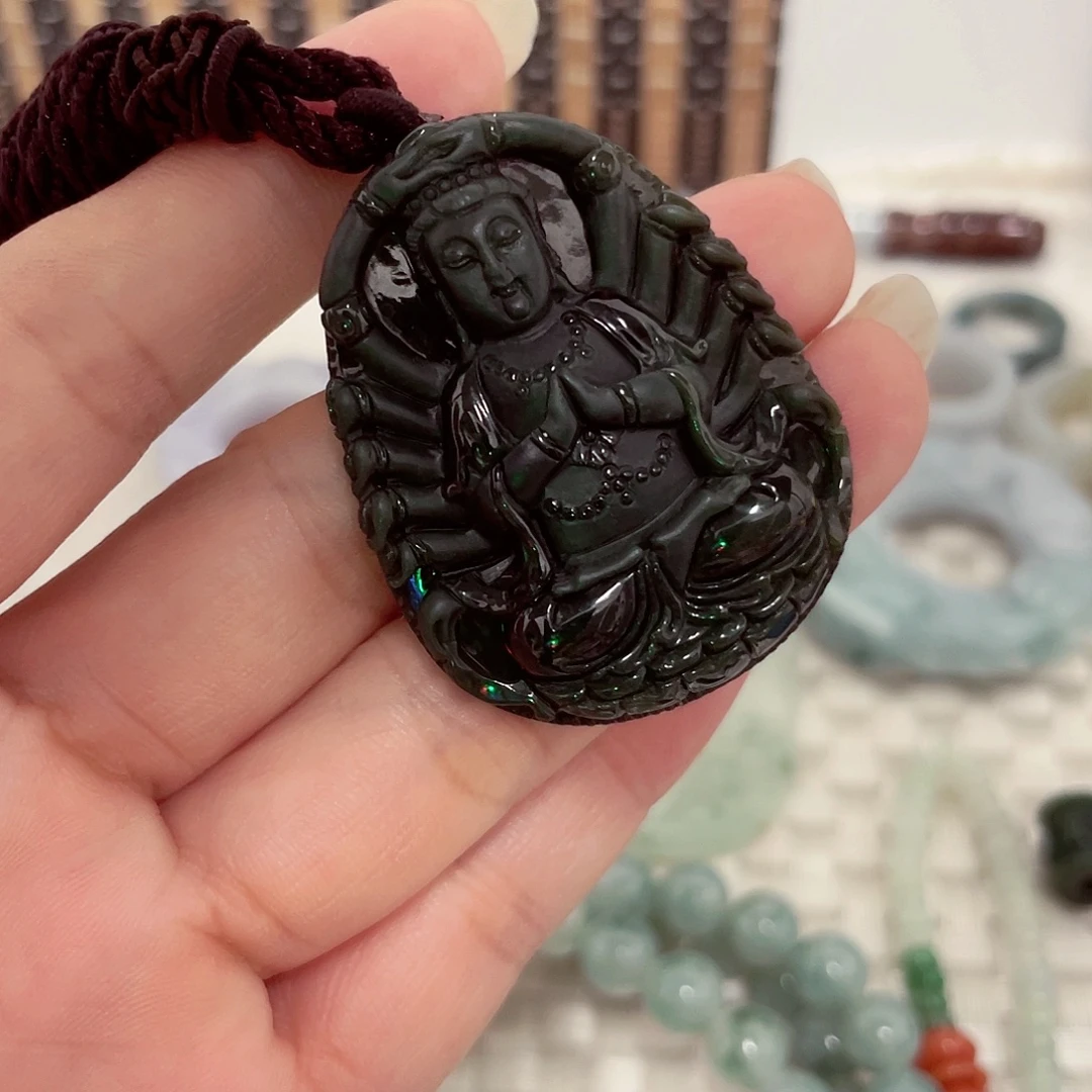 翡翠未镶嵌颈饰翡翠