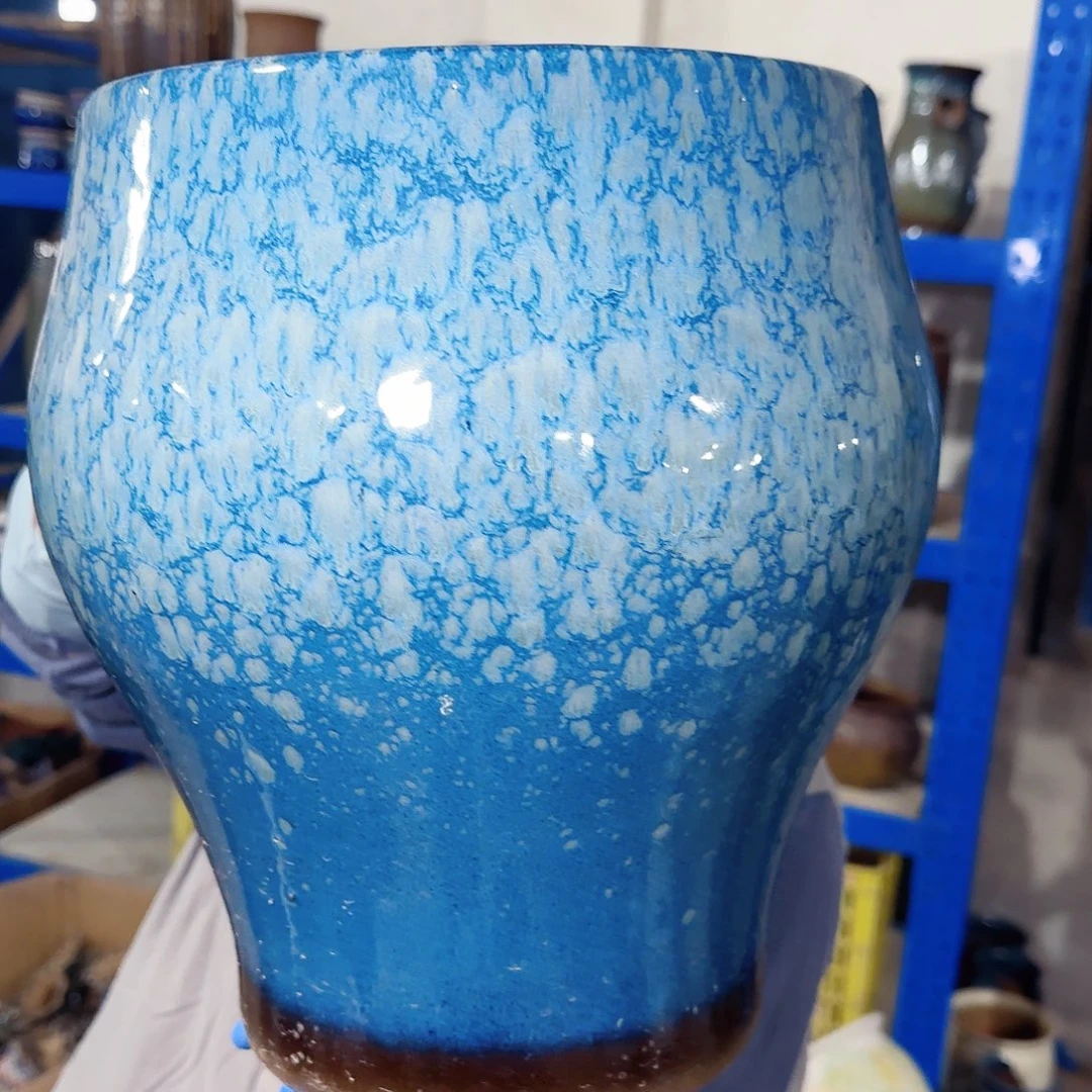 紫砂花盆高32口24