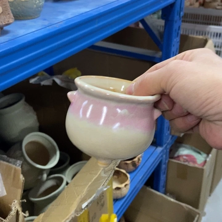 陶瓷花盆单场满9.9发7.5*7