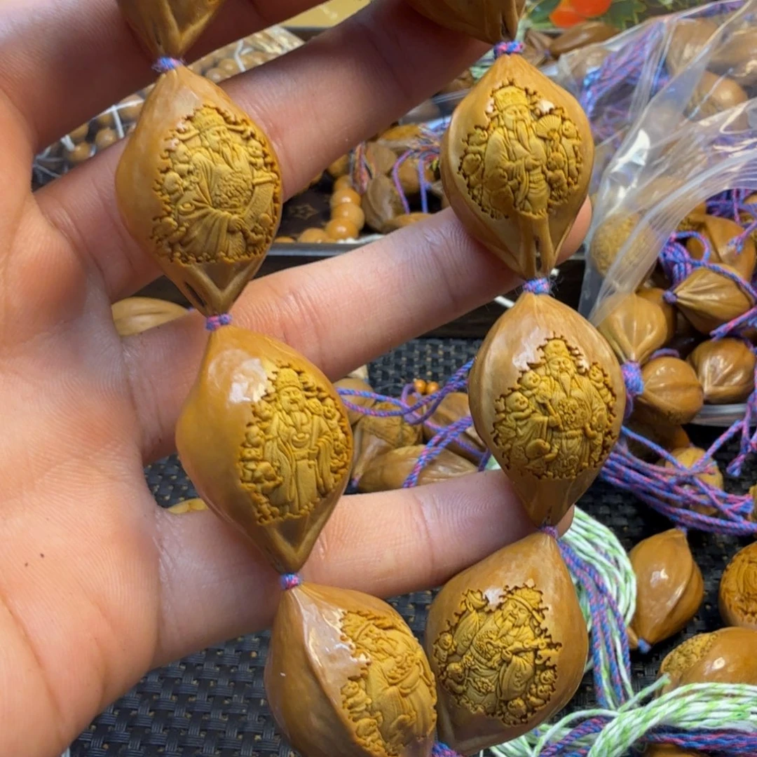 橄榄核手串/手链百子财神