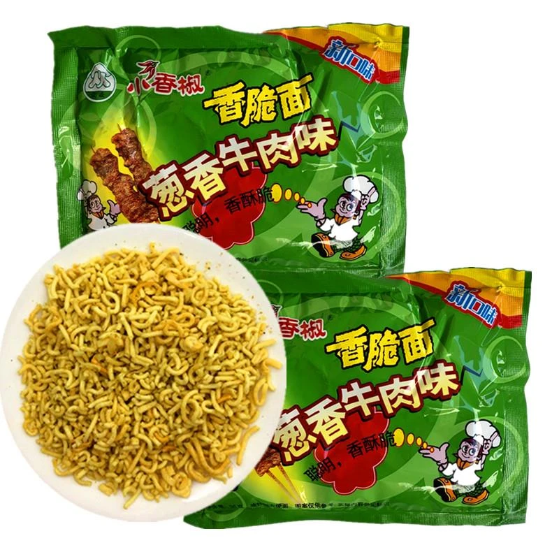 36g×30袋小香椒葱香小脆面碎的干吃面方便面儿时怀旧膨化零