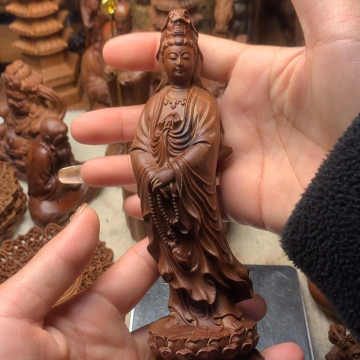 檀香木其他老山檀香摆件瑕疵