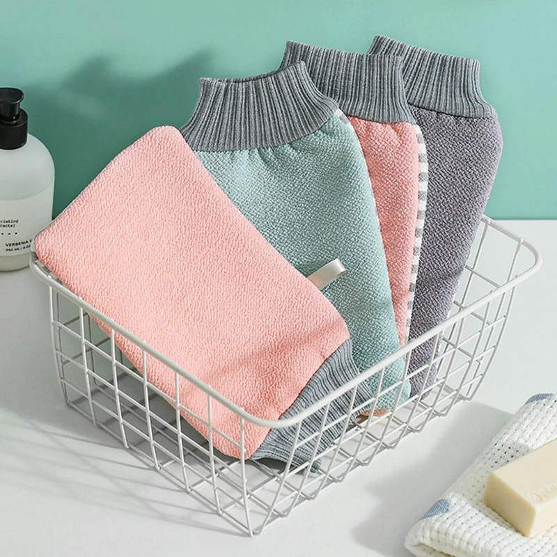 搓澡巾洗澡巾手套搓澡不疼家用搓泥厚款粗砂绰搓背涤纶通用