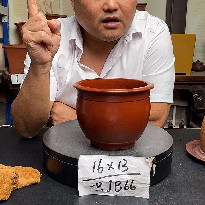 紫砂花盆货号一只JB66