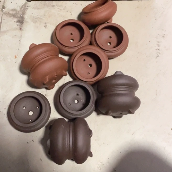 紫砂花盆紫砂口7高4.5