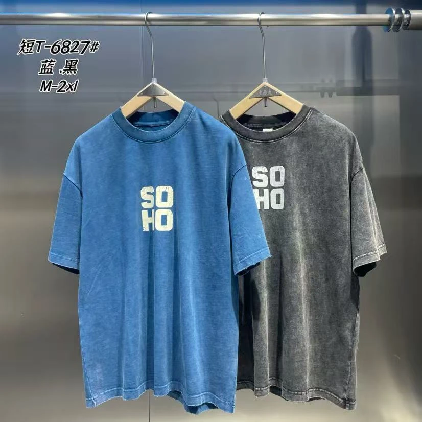 944-945园-时尚潮牌男女同款短袖 Y-6827