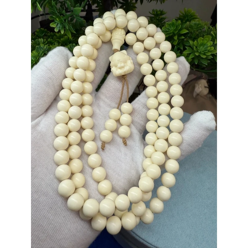 A155人工养殖鹿角雕刻0.8配九尾狐配饰