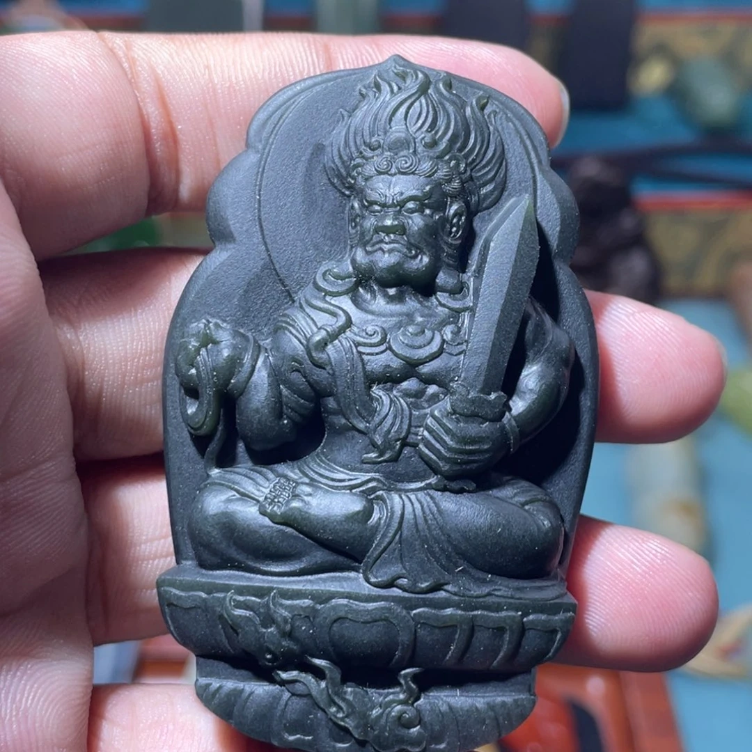 和田玉（青玉）未镶嵌挂件