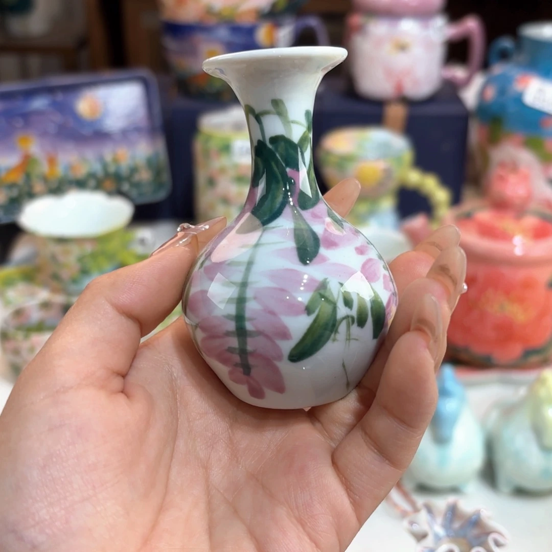 景德镇手绘高温釉下彩陶瓷茶具