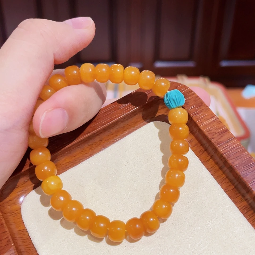 蜜蜡手链未镶嵌手串