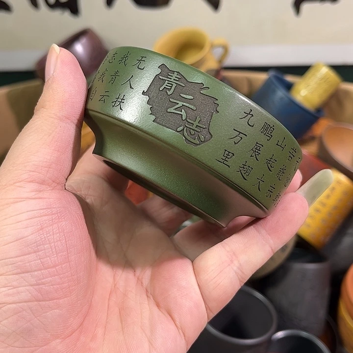 茶杯紫砂全手工紫砂主人杯