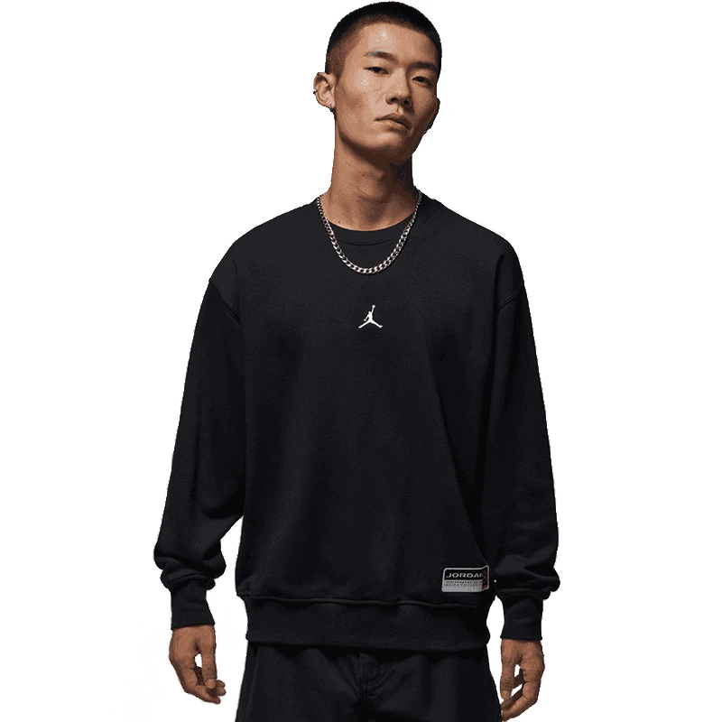 NIKE耐克男子AS M J GFX FLC CREW GCEL卫衣IO7830-010