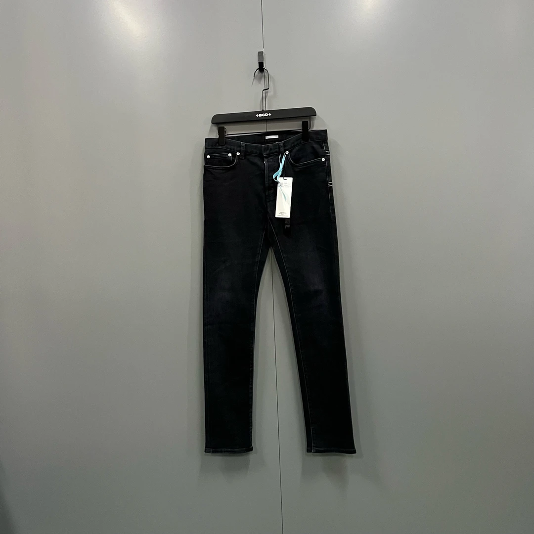 99新 DIOR/迪奥 jp123 黑色水洗牛仔裤 30码 206291