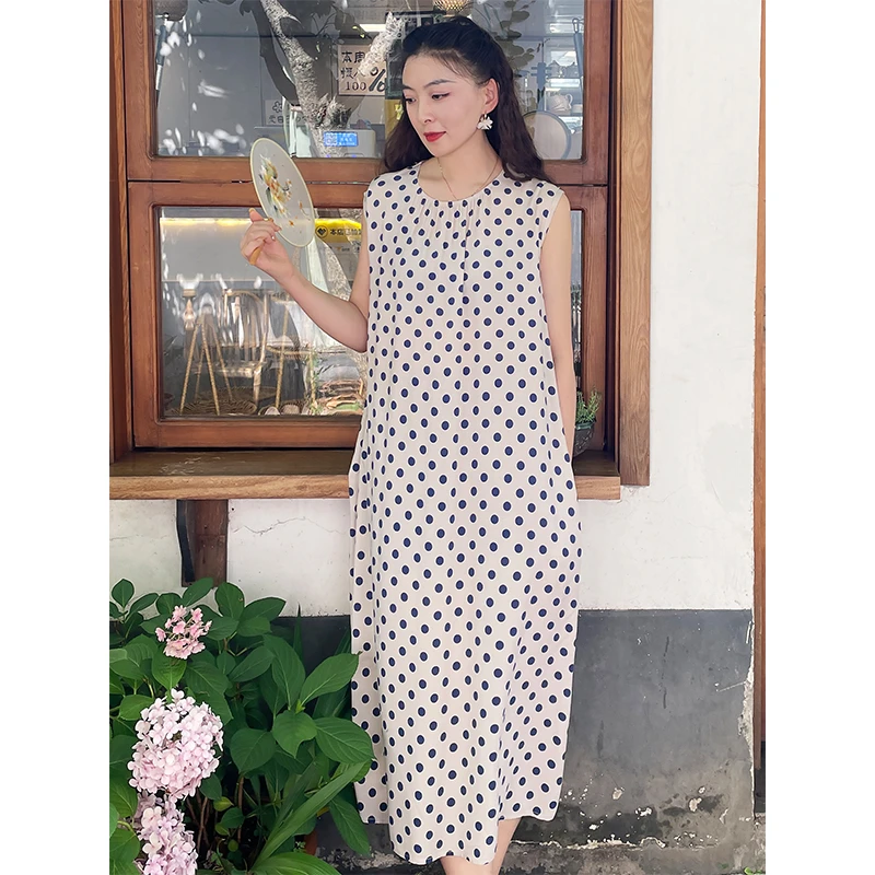 夏季新款棉绸连衣裙女大码宽松薄款透气睡裙加肥加大可外出穿裙子