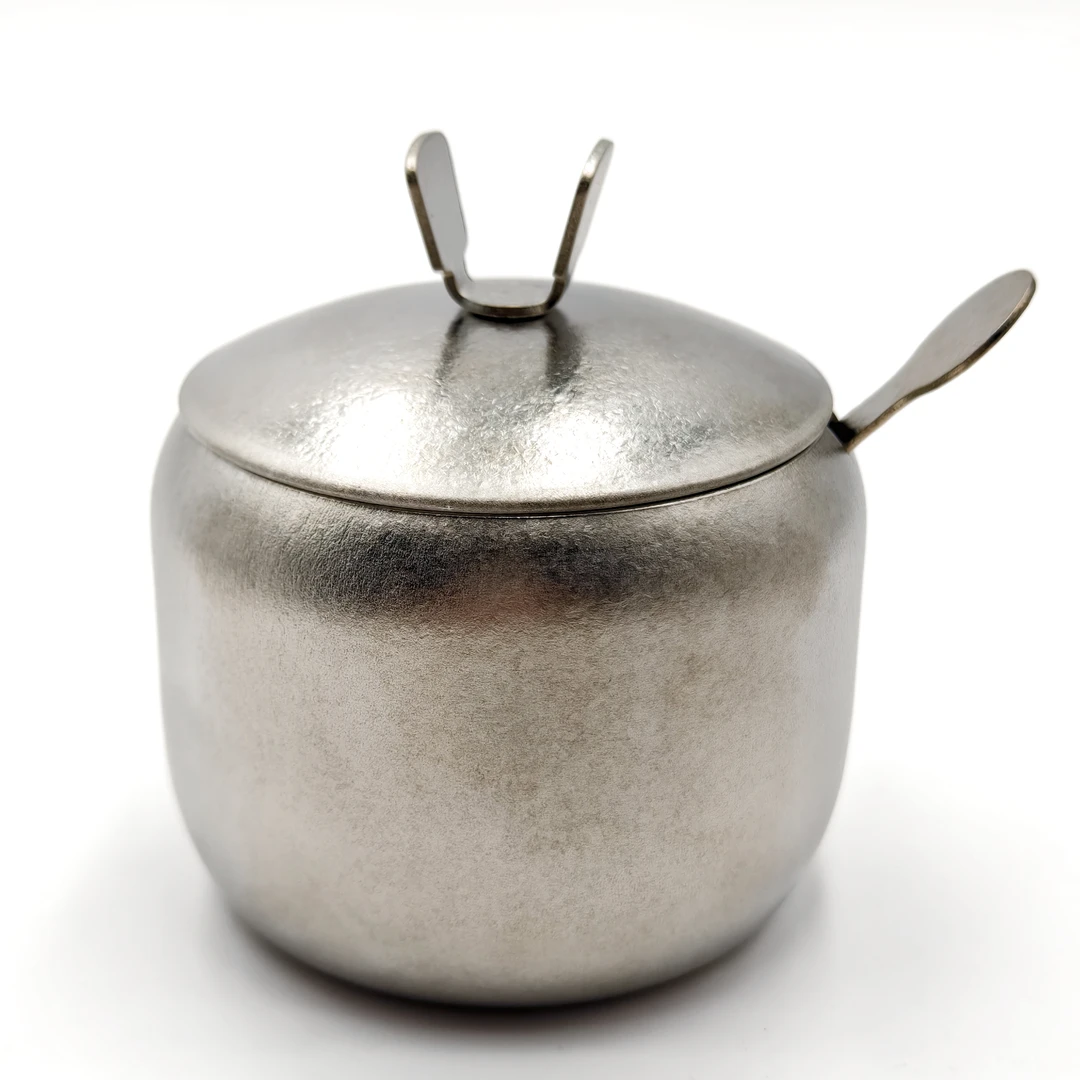 纯钛调料罐纯钛健康餐具用品纯钛食盐罐