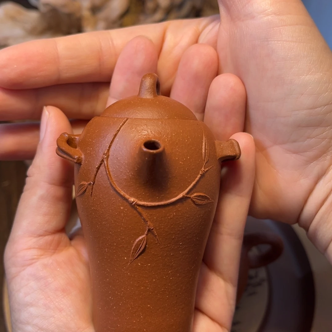 紫砂茶壶宜兴紫砂茶具半手工制作