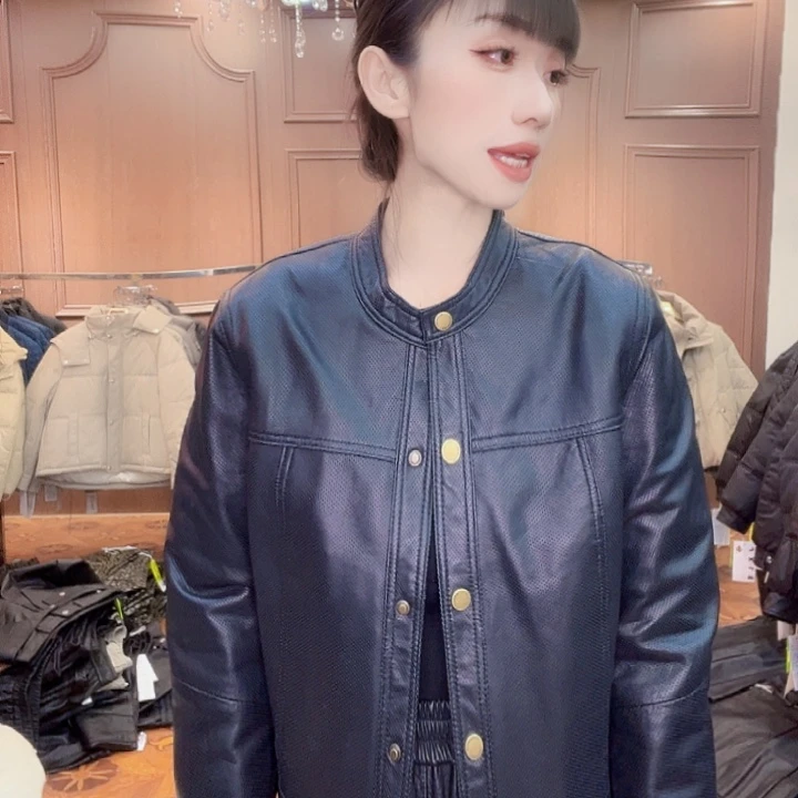 90……115斤皮外套，