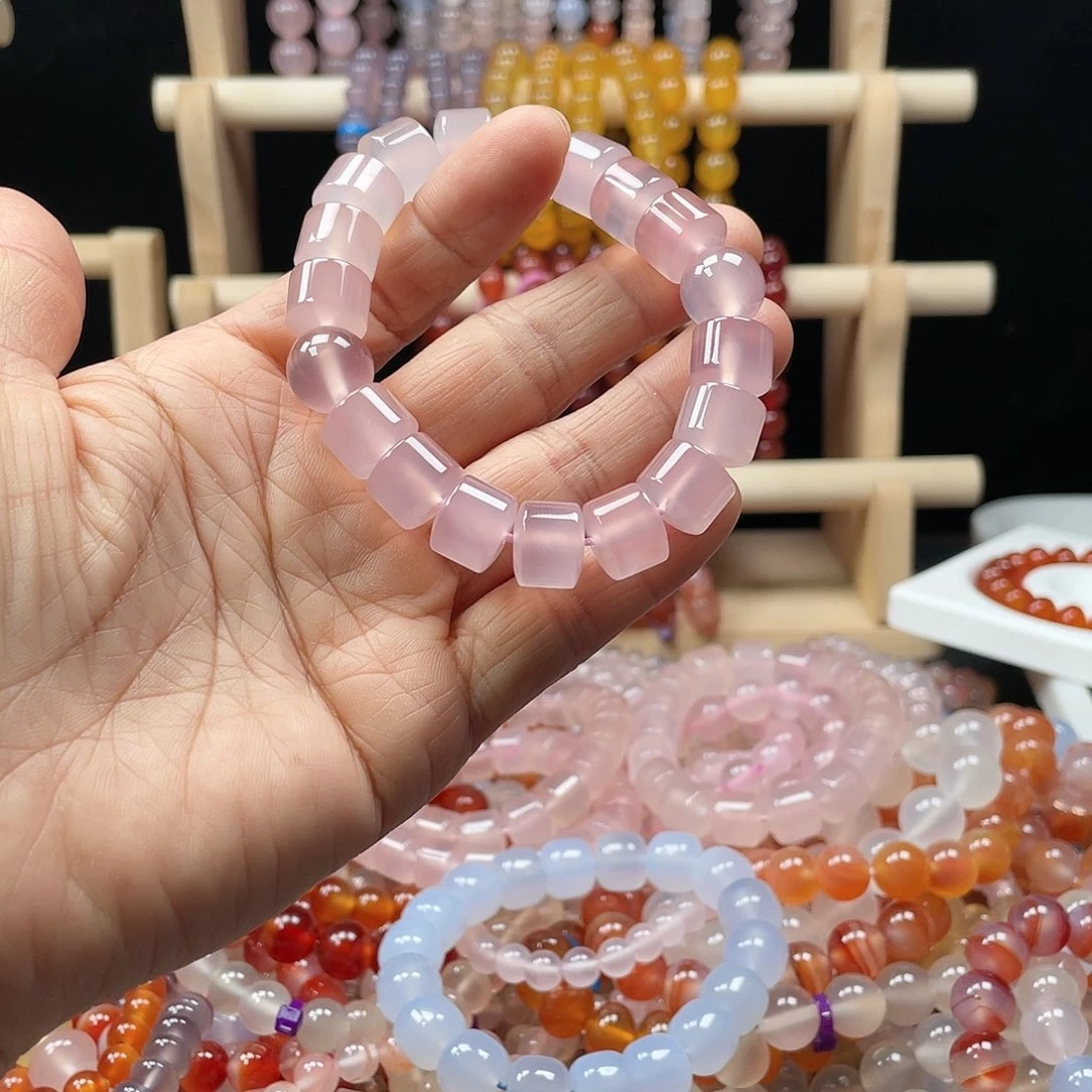 云***端玛瑙/玉髓合金手链