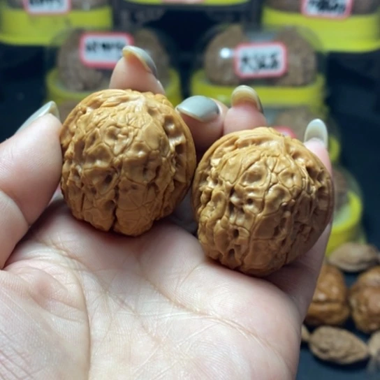 文玩核桃把件19号甲骨纹35尺