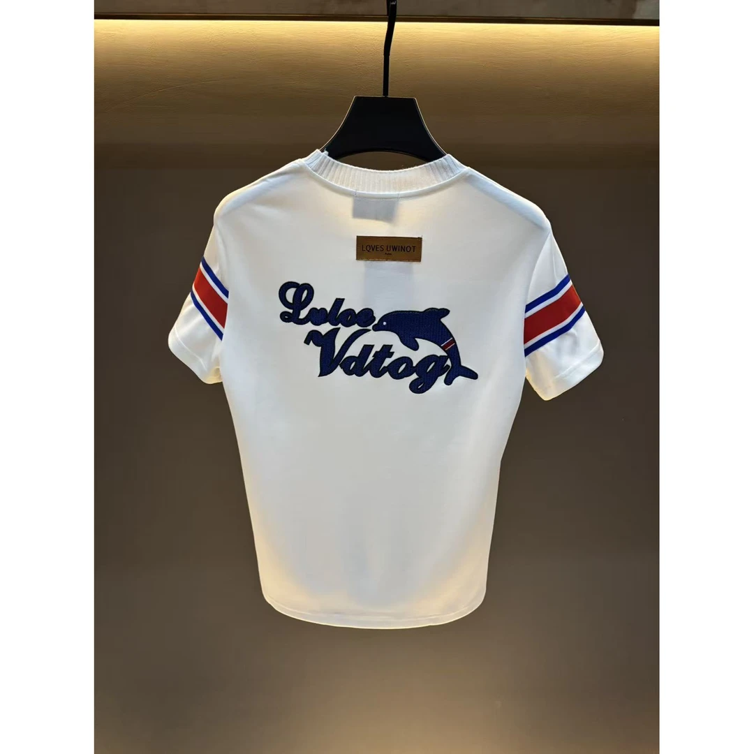 男士夏季新款轻奢休闲百搭修身时尚半袖K888