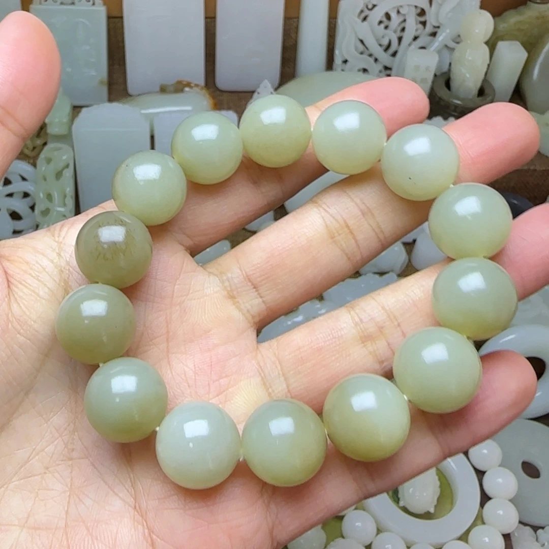 和田玉未镶嵌挂件卡16且末