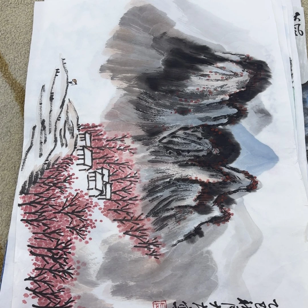 国画国画老师左庭强作品刘