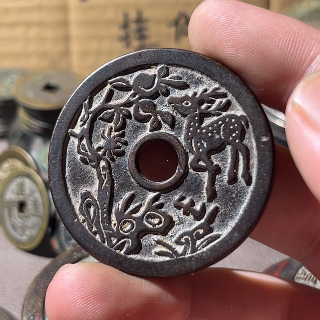静***張铜铁合金类仿古工艺品挂件