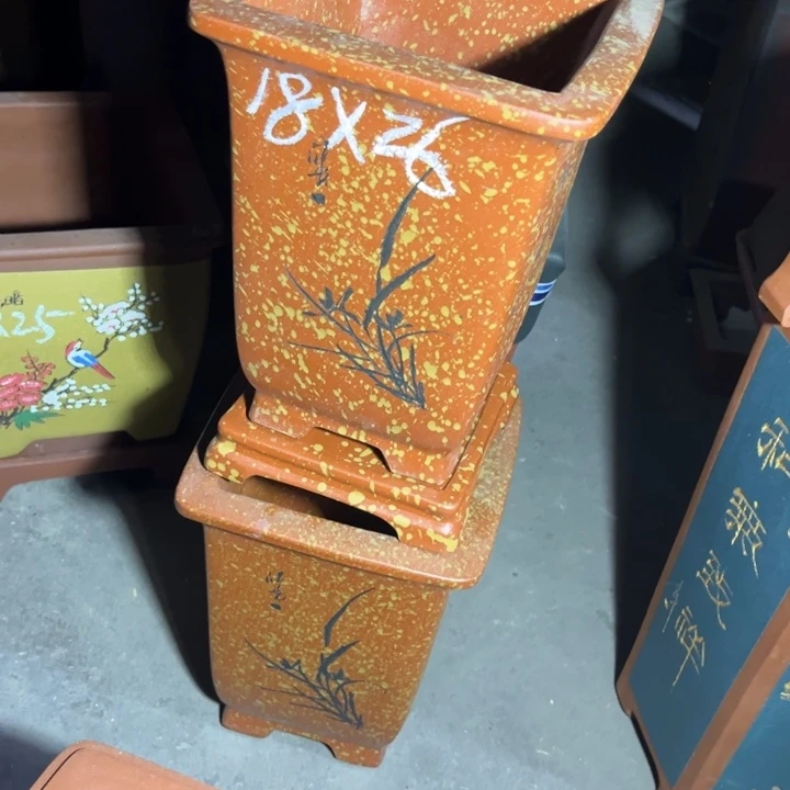 紫砂花盆紫砂花盆