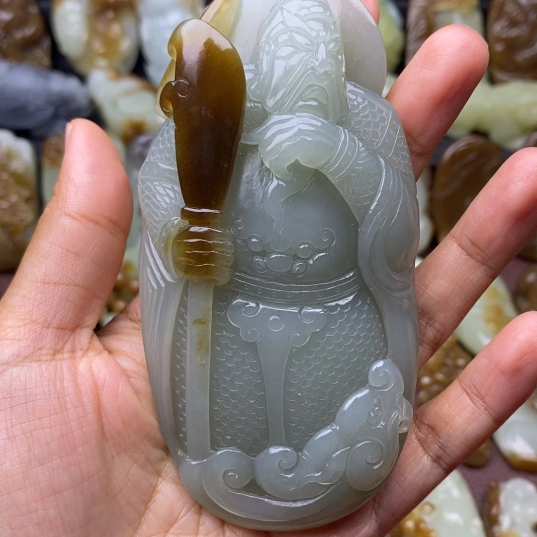 项链未镶嵌和田玉（糖玉）
