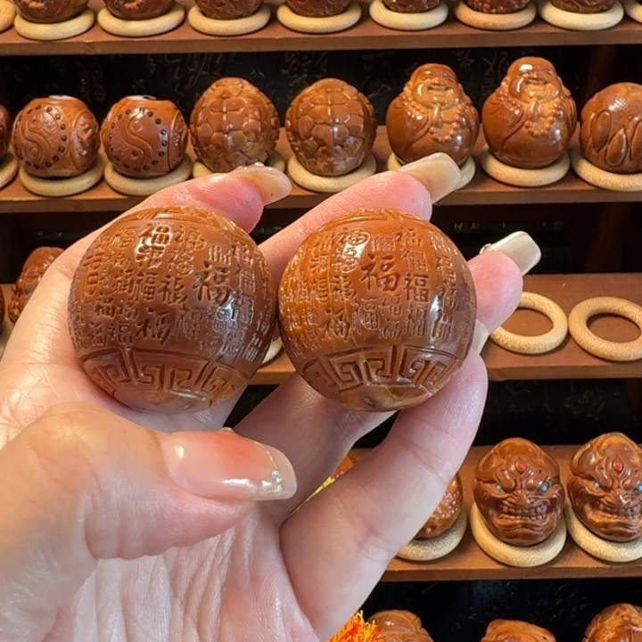 日***火巴西橄榄核雕工艺品