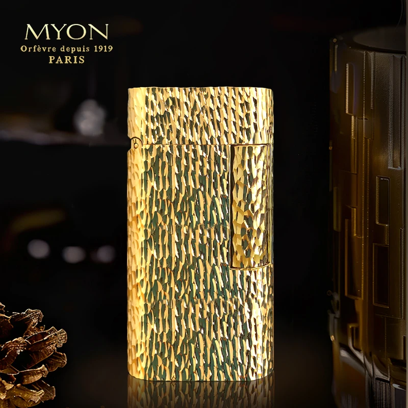 【品牌】爵士待机王陨石坑六面手工雕镀金一机一码勉牌煤油打火机