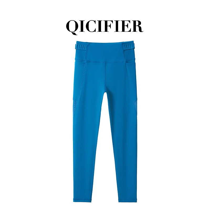 【QICIFIER】卡布里岛蓝 越野攀岩裤  化裸感运动瑜伽长裤 2987
