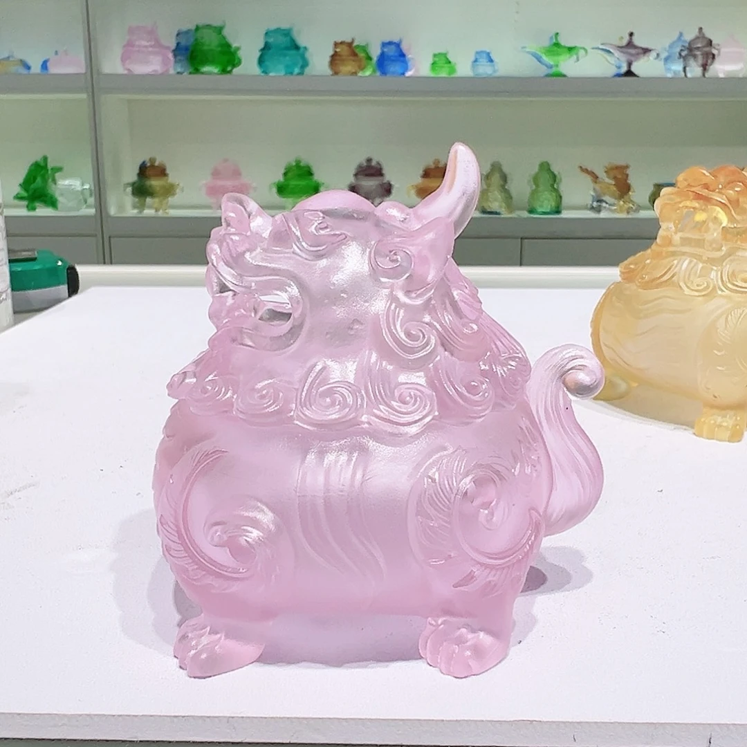 【闪购商品】手工艺品琉璃狻猊香炉小号