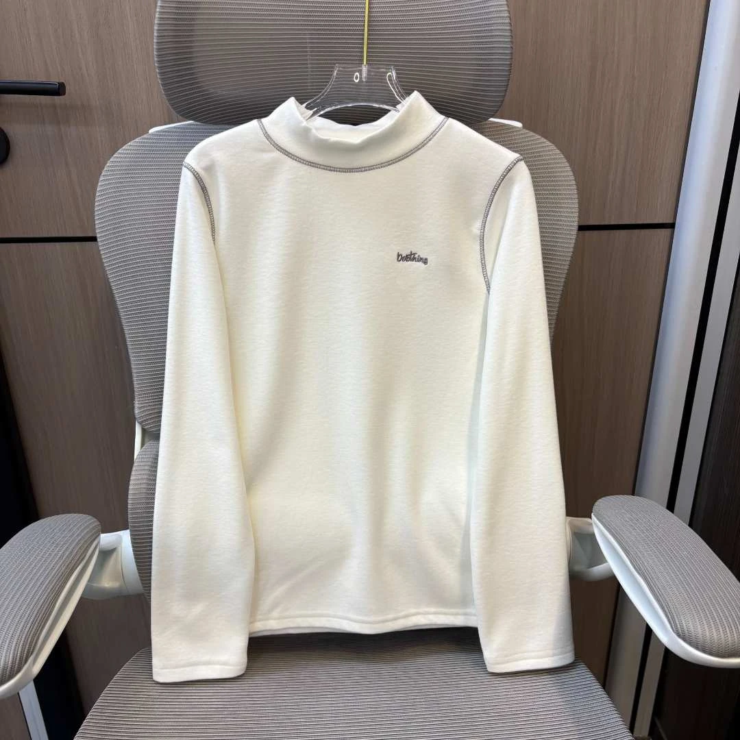 冬款韩版百搭简约刺绣冬季加厚女童打底衫 F320 320 R