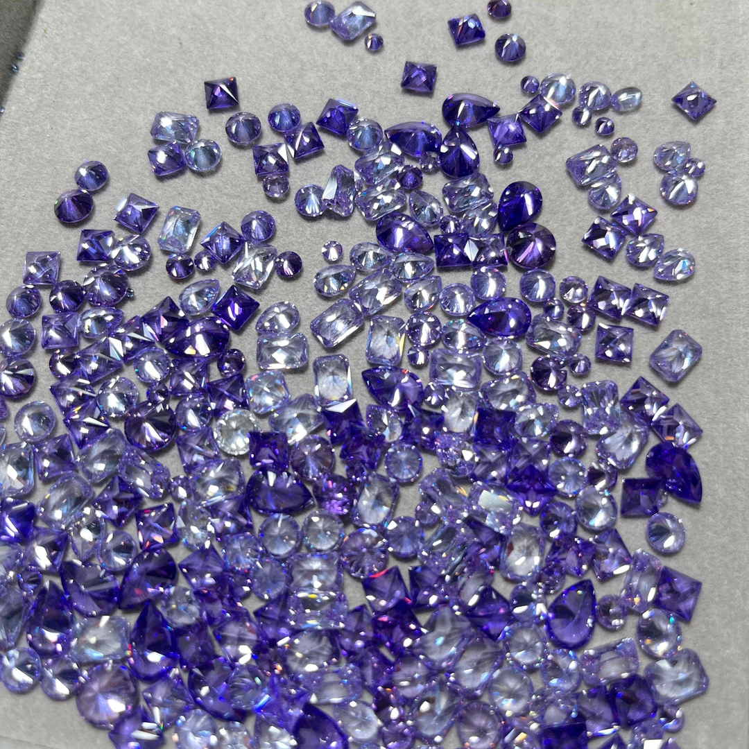 紫夜星辰 中大号混款锆石