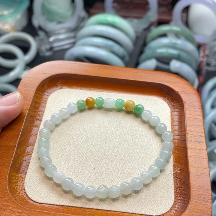 未镶嵌手串翡翠翡翠手串福利