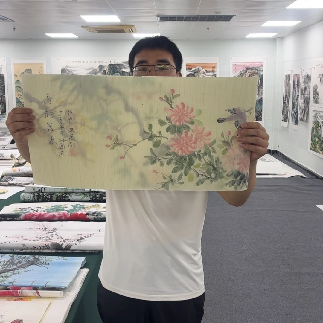 国画国画作品宣纸纯手绘