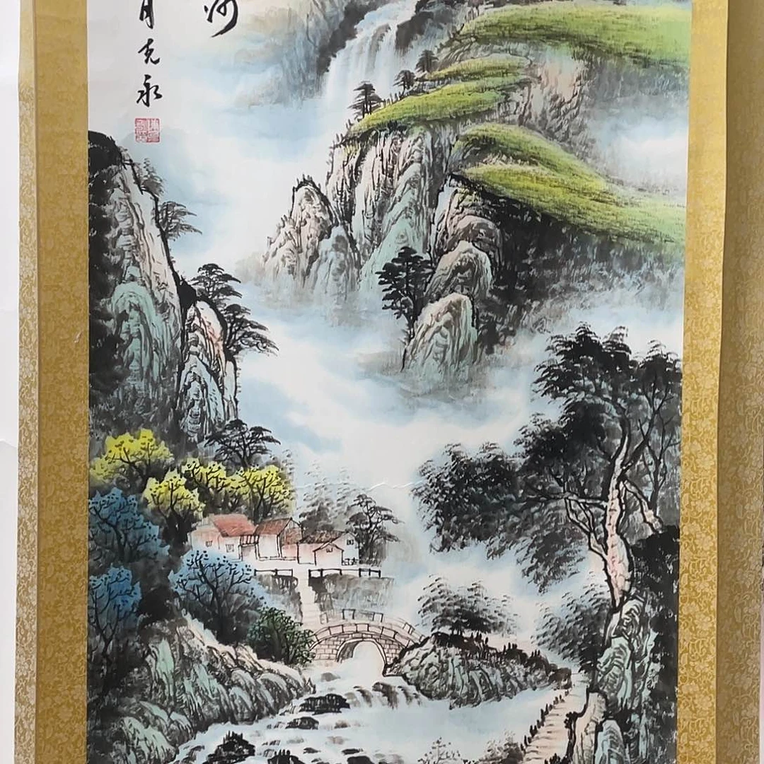 国画老师手笔手绘作品y