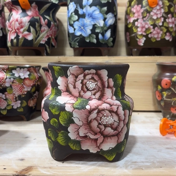 景德镇手绘花盆陶瓷姚辰上新11/14