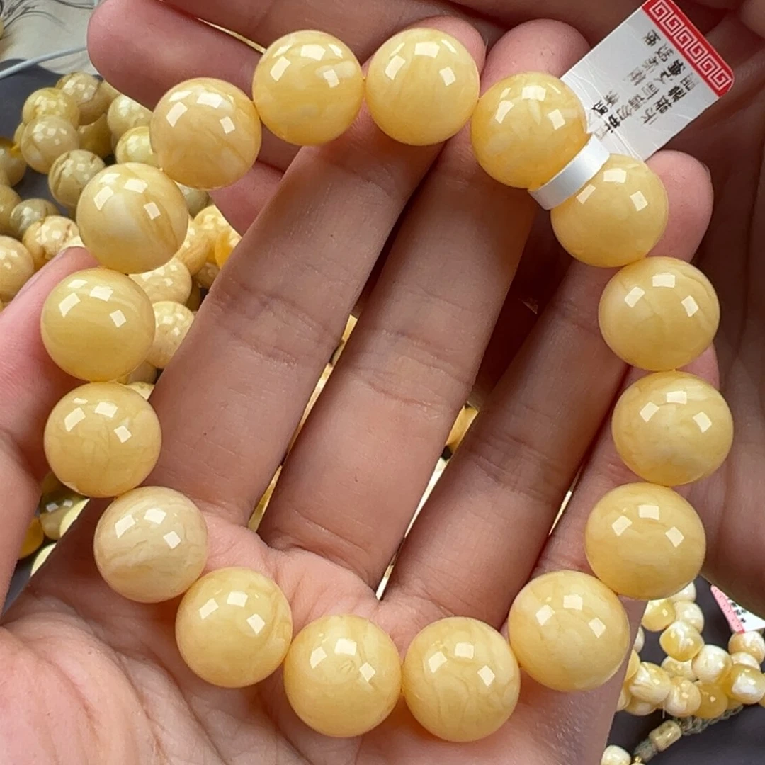 未镶嵌琥珀手链23.2妖花