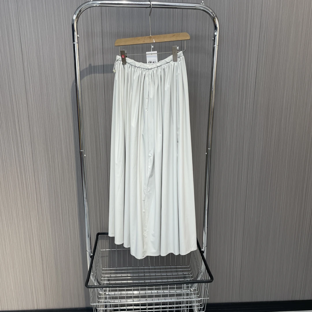 松紧带休闲风纯色型半身裙23487