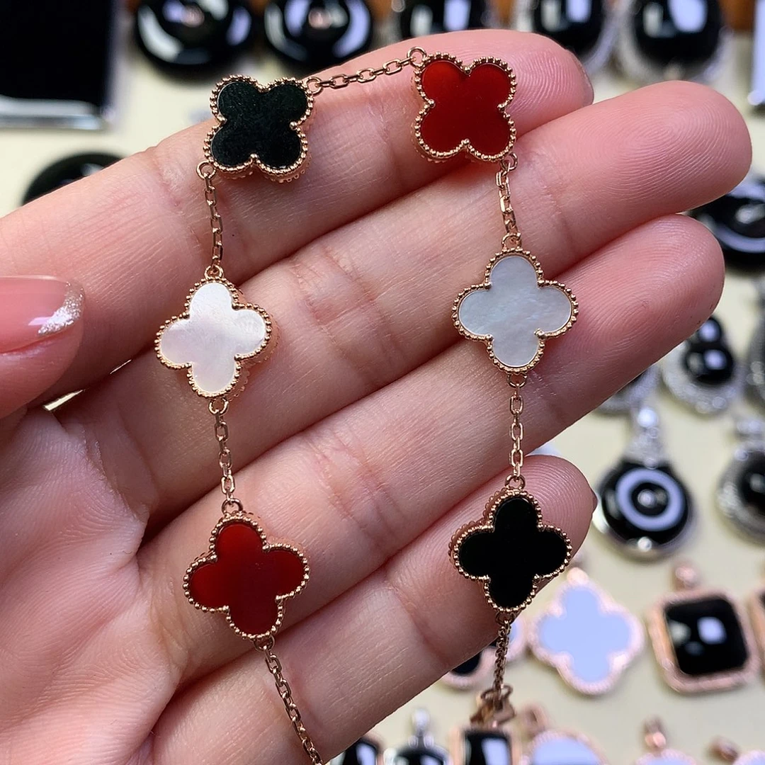 翡翠18K金镶嵌手链