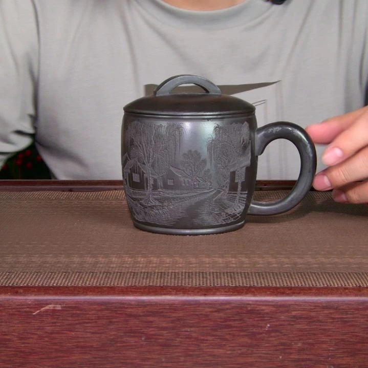 茶杯紫砂高货放漏