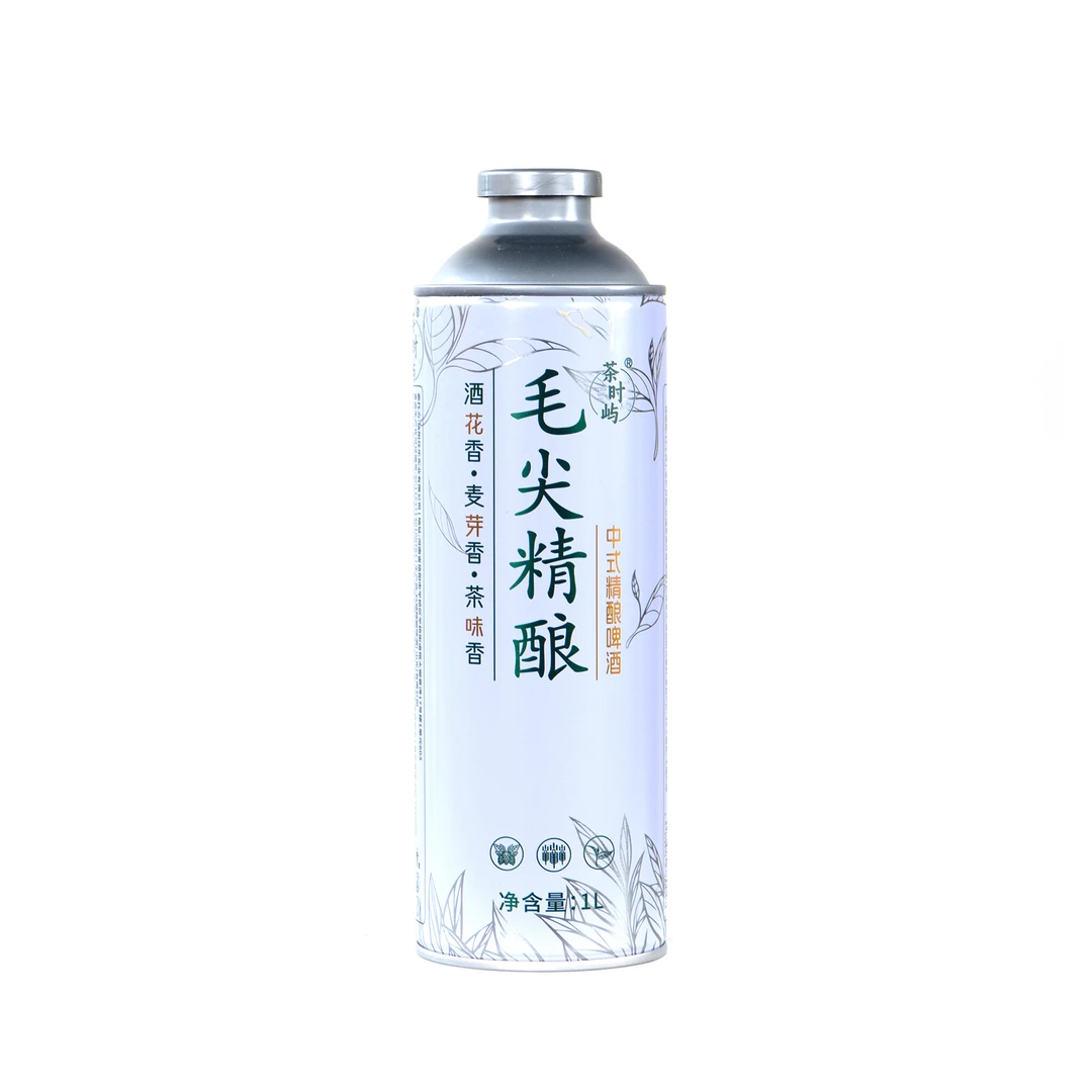毛尖精酿 中式精酿啤酒 茶时屿 1L*6瓶 整箱畅饮
