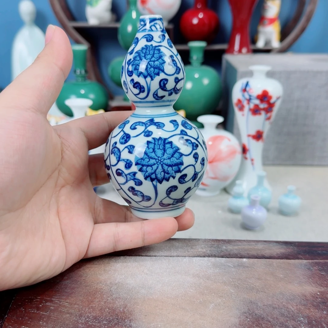 陶瓷手工小花器摆件